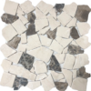 broken tile mosaic floor
