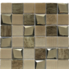 brown square tile
