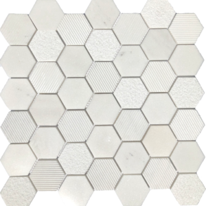 marble hexagon floor tile