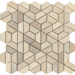Sassari Ceramic Hexagon Mosaic Tile