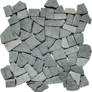 Vesuvio Black Lava Stone Pebble - MOSAICS4YOU