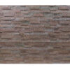 auburn colored natural stone peel and stick wall tile